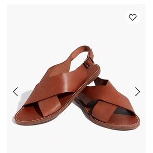 Madewell boardwalk brown sandals